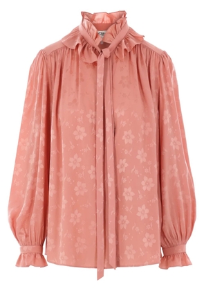 Chloé floral-jacquard shirt - Pink