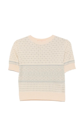 Ermanno Scervino crew neck short-sleeve top - Neutrals