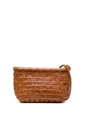 DRAGON DIFFUSION Minsu woven shoulder bag - Brown
