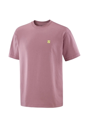 Salomon logo-print T-shirt - Pink