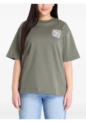 Ea7 Emporio Armani logo-print T-shirt - Green