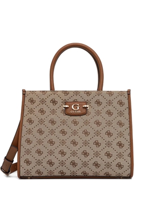 GUESS USA Neda 4G logo-pattern tote bag - Neutrals