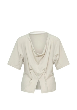 YCH backless T-shirt - Neutrals