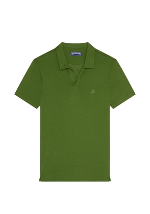 Vilebrequin collared embroidered T-shirt - Green