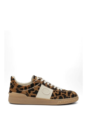 Valentino Garavani Upvillage leopard-print sneakers - Brown