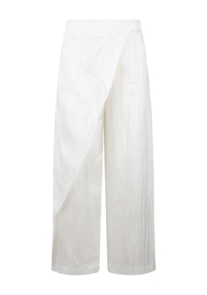 THE ROSE IBIZA silk trousers - White