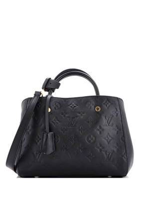 Louis Vuitton Pre-Owned Montaigne Handbag Monogram Empreinte Leather BB satchel - Black