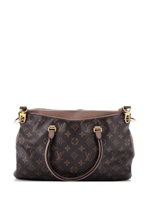 Louis Vuitton Pre-Owned Pallas Tote Monogram Canvas with Leather BB shoulder bag - Brown