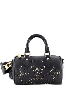 Louis Vuitton Pre-Owned Speedy Bandouliere NM Bag Studded Leather Nano travel bag - Black