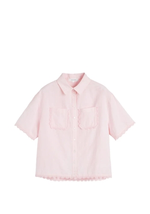 Chinti & Parker scallop-trim shirt - Pink