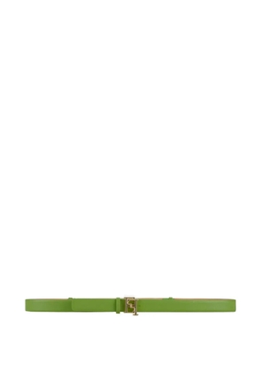 Elisabetta Franchi logo-buckle leather belt - Green