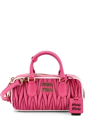 Miu Miu Pre-Owned Arcadie Top Handle Bag Matelasse Leather Regular satchel - Pink