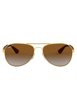 Ray-Ban RB3549 aviator-style sunglasses - Gold