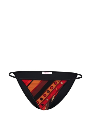 PUCCI Vivara geometric-print bikini bottoms - Black