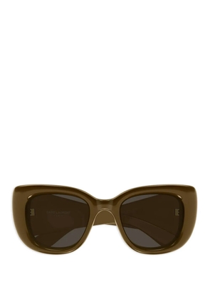 Saint Laurent Eyewear Howl cat-eye sunglasses - Brown