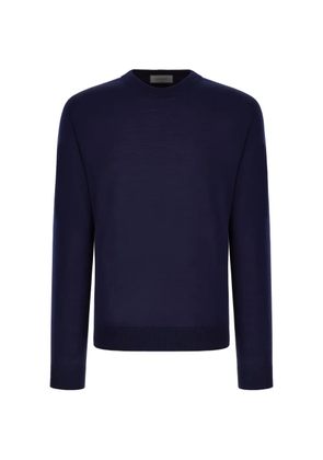 Canali crew-neck sweater - Blue