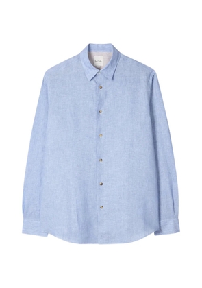 Paul Smith button-down linen shirt - Blue