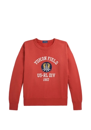 Polo Ralph Lauren graphic-print sweatshirt - Red