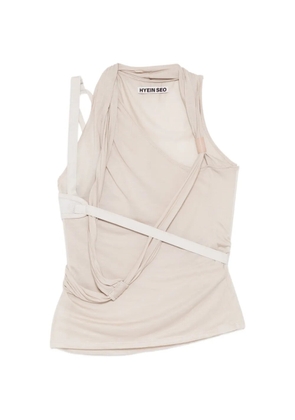 Hyein Seo sleevelss knot top - Neutrals