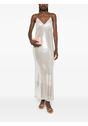 Forte Forte sequin-embellished maxi dress - Neutrals