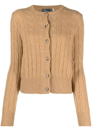Polo Ralph Lauren cable-knit cashmere cardigan - Neutrals