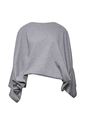 Stella McCartney draped long-sleeve T-shirt - Grey