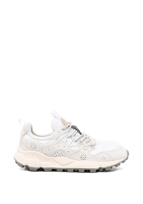 FLOWER MOUNTAIN Yamano 3 UNI laced-up sneakers - White