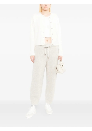 James Perse bouclé drawstring track pants - Neutrals