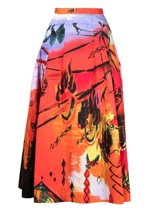 SHIATZY CHEN Circus Collection A-line skirt - Multicolour