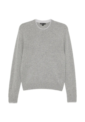 James Perse contrast-trim cashmere sweater - Grey