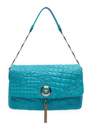 Versace Pre-Owned 2000-2025 Barocco Quilted Nappa Medea Vanitas shoulder bag - Blue