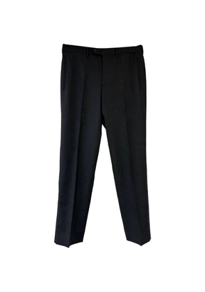 Prada Pre-Owned straight-leg wool trousers - Black