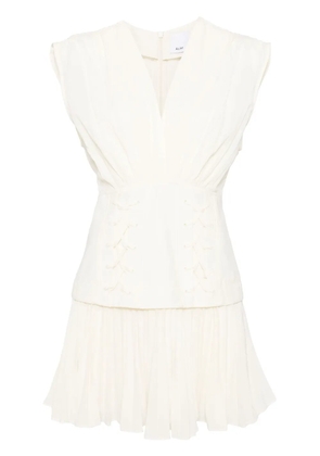 Acler Seabrook mini dress - White