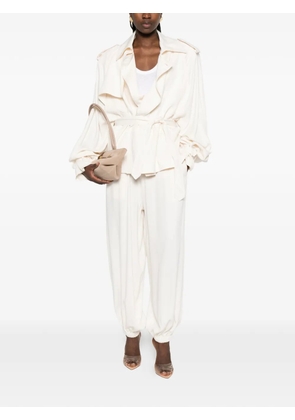 The Frankie Shop Isola balloon trousers - Neutrals