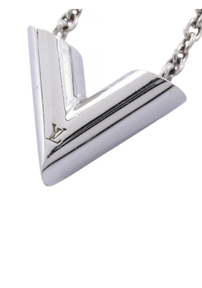 Louis Vuitton Pre-Owned 2018 Brass Essential V Supple Necklace costume necklace - Silver