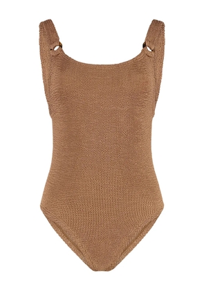 Hunza G Domino swimsuit - Brown