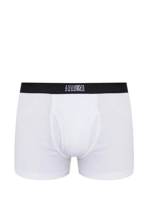 MM6 Maison Margiela logo-waistband boxer briefs - White