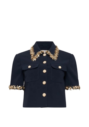 Cinq A Sept Sunflare Aanya cropped jacket - Blue