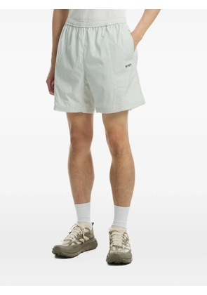 Off Duty logo-print drawstring shorts - White
