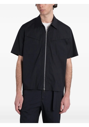 Low Brand s162 zip-fastening shirt - Black