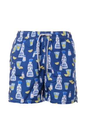 MC2 Saint Barth graphic-print swim shorts - Blue