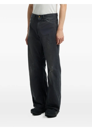 Stockholm Surfboard Club distressed-finish Ralf jeans - Black
