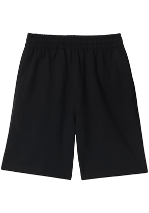Burberry EKD straight-leg cotton shorts - Black
