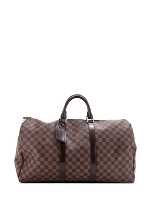 Louis Vuitton Pre-Owned Keepall Bag Damier 50 travel bag - Brown