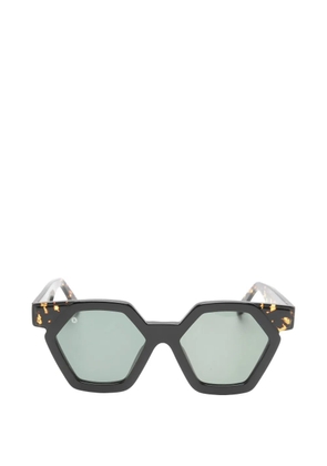 KYme Christie geometric-frame sunglasses - Black