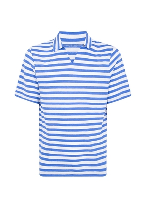Majestic Filatures striped short-sleeve T-shirt - Blue