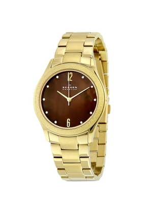 Skagen stainless steel 36mm watch - Brown