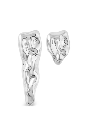 Federica Tosi Tooth asymmetric earrings - Silver