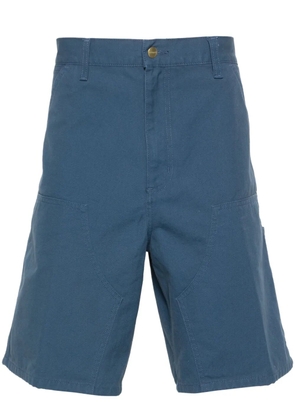 Carhartt WIP Double Knee cotton shorts - Blue