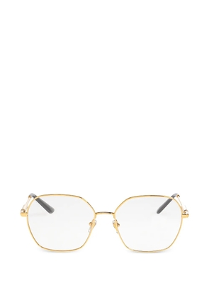 Versace Eyewear geometric-frame sunglasses - Gold
